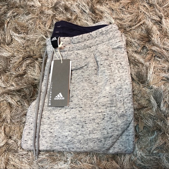 NWT Adidas French Terry Sweatpants - Picture 2 of 3